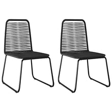 vidaXL Set da Pranzo da Giardino 3 pz in Rattan PVC Nero