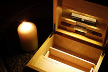 The Rolling Box Glossy Violet 170 Viola Laccato Lucido Scatola per Fumatori con Luce
