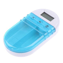 Dispenser per pillole elettroniche, promemoria per farmaci, con promemoria e promemoria per pillole, portatile, per viaggi, casa, ufficio