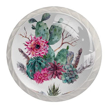 Maniglie per cassetti Manopole per cassetti Manopole rotonde Confezione da 4 per armadietto, cassetti, cassettiere, cassettiere ecc. Fiore E