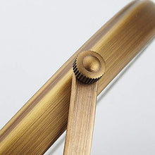 LFK retrò Desktop Rotondo Verticale bifacciale Rotante a Specchio Triplo Specchio Bagno Specchio di vanità Specchio di vanità