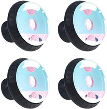 Orologi da parete rosa pastello Pomelli per Porta Set di 4 Pomelli per Mobili Manopole per Cassetti Cucina Armadio Vetro