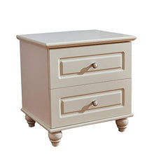 Comodini Comodino for Camera da Letto Semplice Bianco Contenitore da 60 cm Comodino Doppio cassetto Tavolino Multiuso Comodino con cassetto