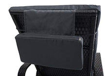 Mendler Lettino Regolabile da Esterno Carrara Alluminio polyrattan Antracite con Cuscino Grigio