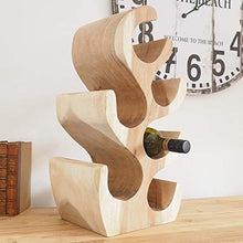 JIAHU Naturale Unico In Legno Porta Vino Rack Cucina Espositore Salvaspazio 1 Pz