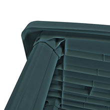 Tidyard Tavolo da Giardino in Plastica,Rettangolare,Arredamento Allungabile Arredi per Esterno Verde 101x68x72 cm
