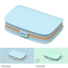 TOPBATHY - Portapillole con 6 scomparti per farmaci, organizer portatile per medicine e pillole per borsa, tasca per casa, viaggi all'aperto