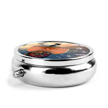 One Piece Thousand Sunny Round - Scatola porta pillole portatile con tre scomparti