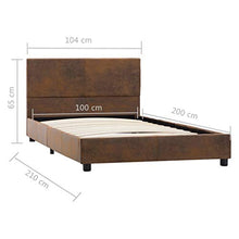 SKM Giroletto Marrone in Similpelle Scamosciata 100x200 cm (19.55kg)