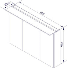 Fackelmann LED specchio da bagno 100 cm Rovere Chiaro efficienza energetica A + + Serie B. perfetto