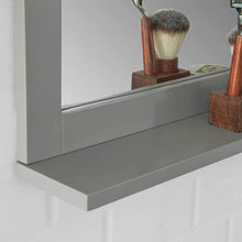 SoBuy Specchiera Bagno con mensole Grigio Specchio L40*A50*P10 cm, FRG129-SG