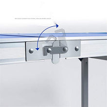 FOMT Tavolo Pieghevole Campeggio Tavolo,Tavolo Pieghevole E Sedia da Esterno in Lega di Alluminio Tavolo da Picnic Regolabile in Altezza con Manico Portatile Utilizzato per Picnic,ADD 4 Stool b