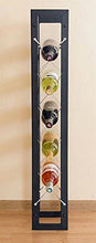 DanDiBo Scaffale Vino Design Pit 100 cm in Metallo Porta Bottiglie Supporto Bar