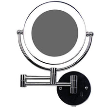 JLSun JL58-5 - Specchio cosmetico illuminato da parete, 3 livelli di ingrandimento a scelta