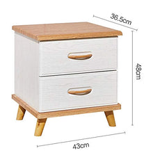 Comodino Comodino semplice nordico Moderno e minimalista Assemblaggio economico Comodino Camera da letto Due cassetti Armadietto angolare Facile Armadietto Tavolino multiuso Adatto Successivo ad un le