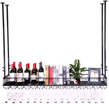 Leifeng Tower Classico Wine Rack Wine Europeo Supporto della cremagliera di Vetro di Vino Creativo Ferro Battuto Wine Rack Wine Rack (Color : Black)