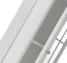 Kiamami Valentina Specchio Contenitore Bagno 95 CM con Luce E Due Ante | Mary