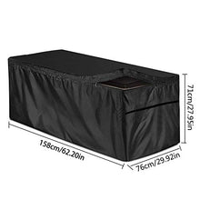 Appoo Coperchio della Scatola del Ponte con Cerniera Copertura della Scatola di immagazzinaggio Impermeabile del Giardino del Patio Special