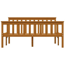 SKM Giroletto con 4 Cassetti Marrone Miele Legno di Pino 140x200 cm (44.7kg)