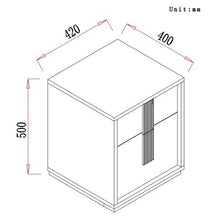 LSX-Comodino Cassettiera-Comodino Comodino Letto Doppio cassetto Modern Simplicity Storage Bedside Cabinet Bedroom Furniture OYO