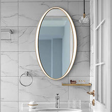Bathroom mirror Specchio Bagno Nordico Semplice Specchio Ovale a Parete Specchio da Trucco Specchio da Bagno