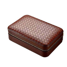 SCDZS Desktop Desktop Cigar Box - Fatto a Mano in Pelle Resistente all'Uso e sigillato Portatile Cigar Box