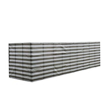 GeKLok - Copertura per schermo da balcone, 500 x 39,9 cm, per la privacy, per esterni, cortile, patio, balcone