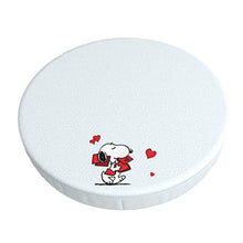 Snoopy - Coprisgabello rotondo per sedia da bar, lavabile, elastico, per sgabelli rotondi da 35,6 cm