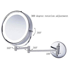 Specchio per Il Trucco, Specchi per Il Trucco del Bagno Specchio per Il Trucco con Luci Cornice Spessa Specchio per Il Bagno da Barba Retroilluminato A LED/Specchio per Il Trucco/con 5X