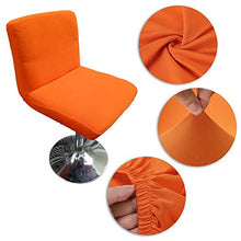 BSTKEY - Set di 2 sgabelli da bar con copertura per schienale elasticizzata, per sedia da pranzo, sedia da bar e sedia