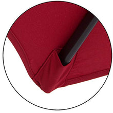 Kingsleeve Ombrellone a Braccio Ø300cm manovella Idrorepellente Alluminio Parasole Giardino Rosso