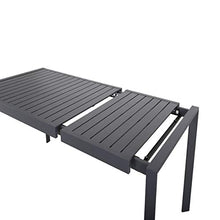 Chicreat Tavolo allungabile in alluminio, da esterni, 180 x 90 x 71,5 cm