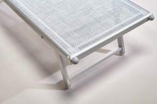 Ombrellificio R.T. Magnani S.R.L. 501 Relax Lettino Alluminio Professionale, Grigio Melange