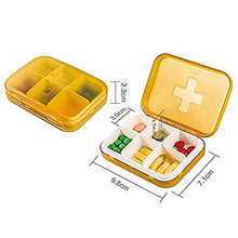 BANGSUN - Mini organizer portatile per pillole, per proteggere l'ambiente