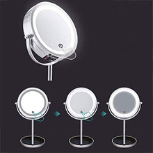 L&B-MR - Specchio da bagno a LED, con specchio ingranditore a 5 lati, doppio schermo da barba e specchio da bagno