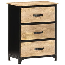 vidaXL Cassettiera 60x30x75 cm in Legno Massello di Mango