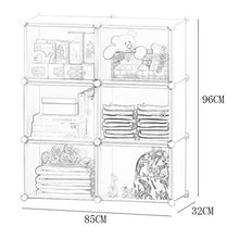 Armadio semplicità Trasparente Locker Dell'organizzatore di Immagazzinaggio Plastica Withdoor Multifunzione Divide-griglia Robusta Scaffali Clothes Home Camera MXJ61