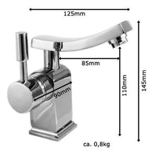 Bagno Lavabo Miscelatore Monocomando Rubinetto Mixer Moderno Cromo Girabile