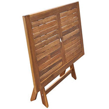 vidaXL Legno di Acacia Tavolo da Esterno Pieghevole Naturale Arredo Giardino