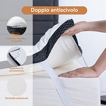 Amazon Basics - Coprimaterasso in memory foam con cinghie elastiche, spessore 4 cm, 160 x 200 cm
