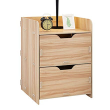 Comodino Semplice, Semplice Camera da Letto Economica Armadio di stoccaggio portante 300KG-30x40x29cm FANJIANI