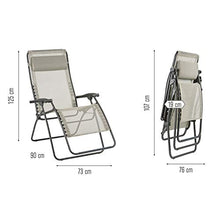 Lafuma LFM2040 Sedia a Sdraio, Beige, XL