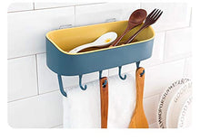 Mensola da parete per bagno, in plastica, senza foro, comodo e durevole, può essere utilizzato per WC, cucina, tavolo da toeletta, materiale PP
