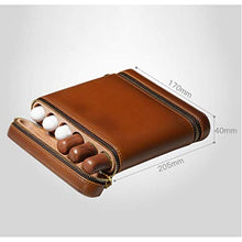 SCDZS Desktop Cigar Humidor Cedar - e in Pelle Cigar Box di stoccaggio Guarnizioni con Vassoio e separatore Regolabile