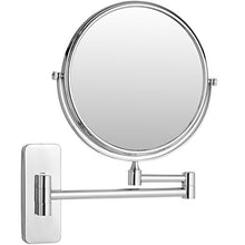 TecTake Specchio cosmetico specchio per il trucco | ingrandimento 5x / 7x / 10x | Inclinabile e ruotabile a 360° - modelli differenti (5x | no. 402642)