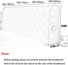 uyeoco Copertura per Testiera per Letto Copri Testata Letto Matrimoniale/Singolo Fodera Elastica Premium Vello Protezione Copritestata Testata Cover Lavabile per Decorazione Camera