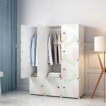 Vssictor - Armadio semplice da appendere in legno d'acero, semplice da assemblare, a prova di polvere, per camera da letto