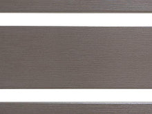 Beliani Lettino da Giardino con Struttura in Alluminio Argento e Legno Grigio Nardo