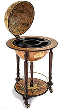 Con rotelle - Cabinet Wine Buivera Room World Globe Garden Bar per e bevande,Brown