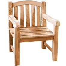 Poltrona da giardino XXL in legno di teak Bari, extra forte